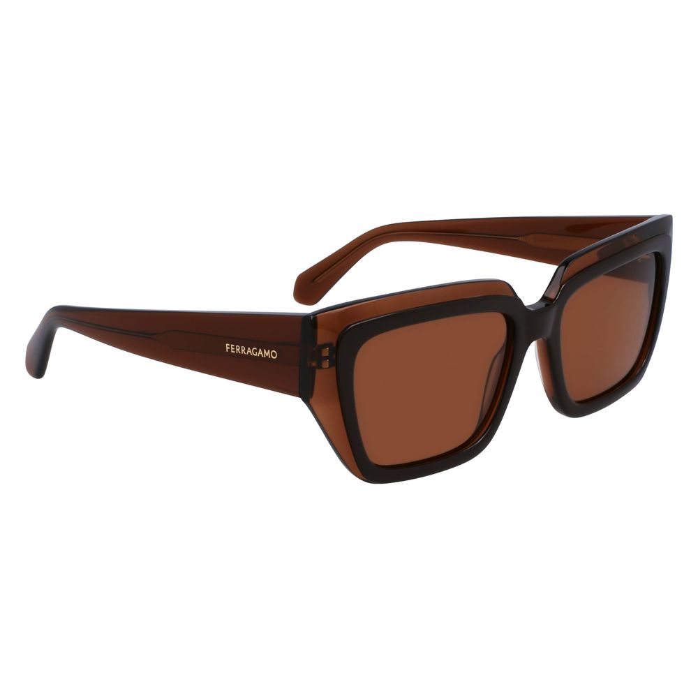 Ferragamo Brown Sunglasses for Women detail view