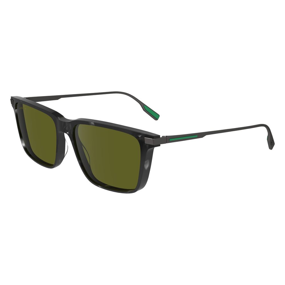 Lunettes de soleil Lacoste en acétate gris