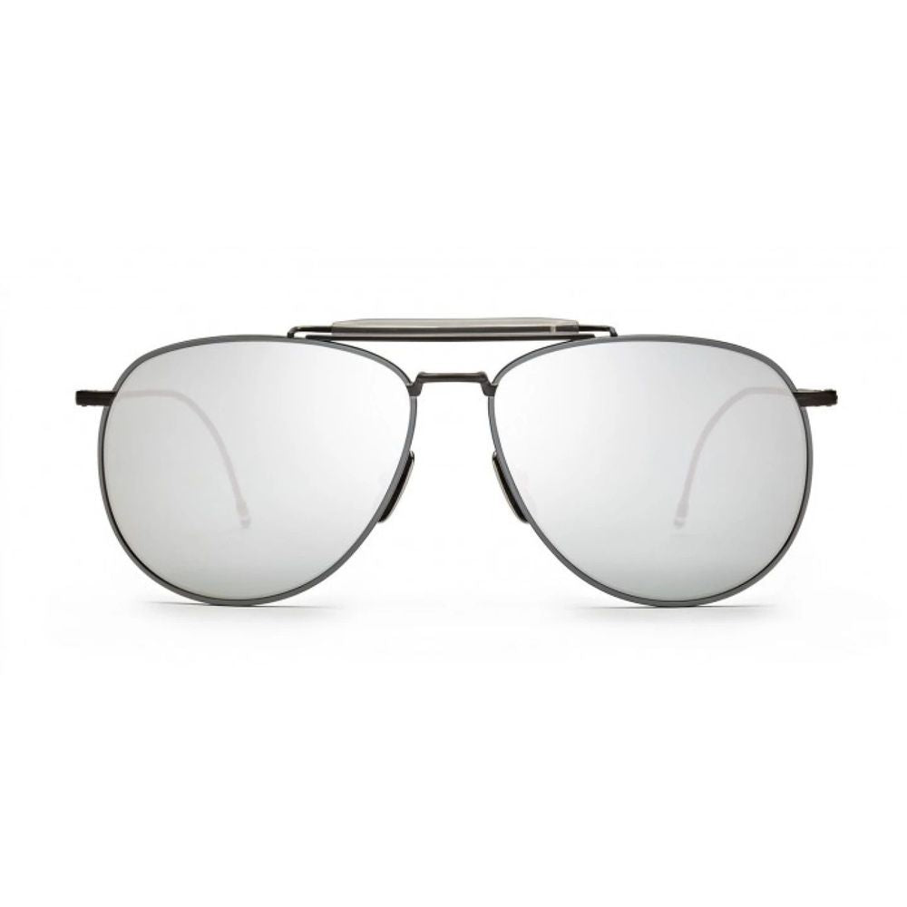Lunettes de soleil en titane gris Thom Browne