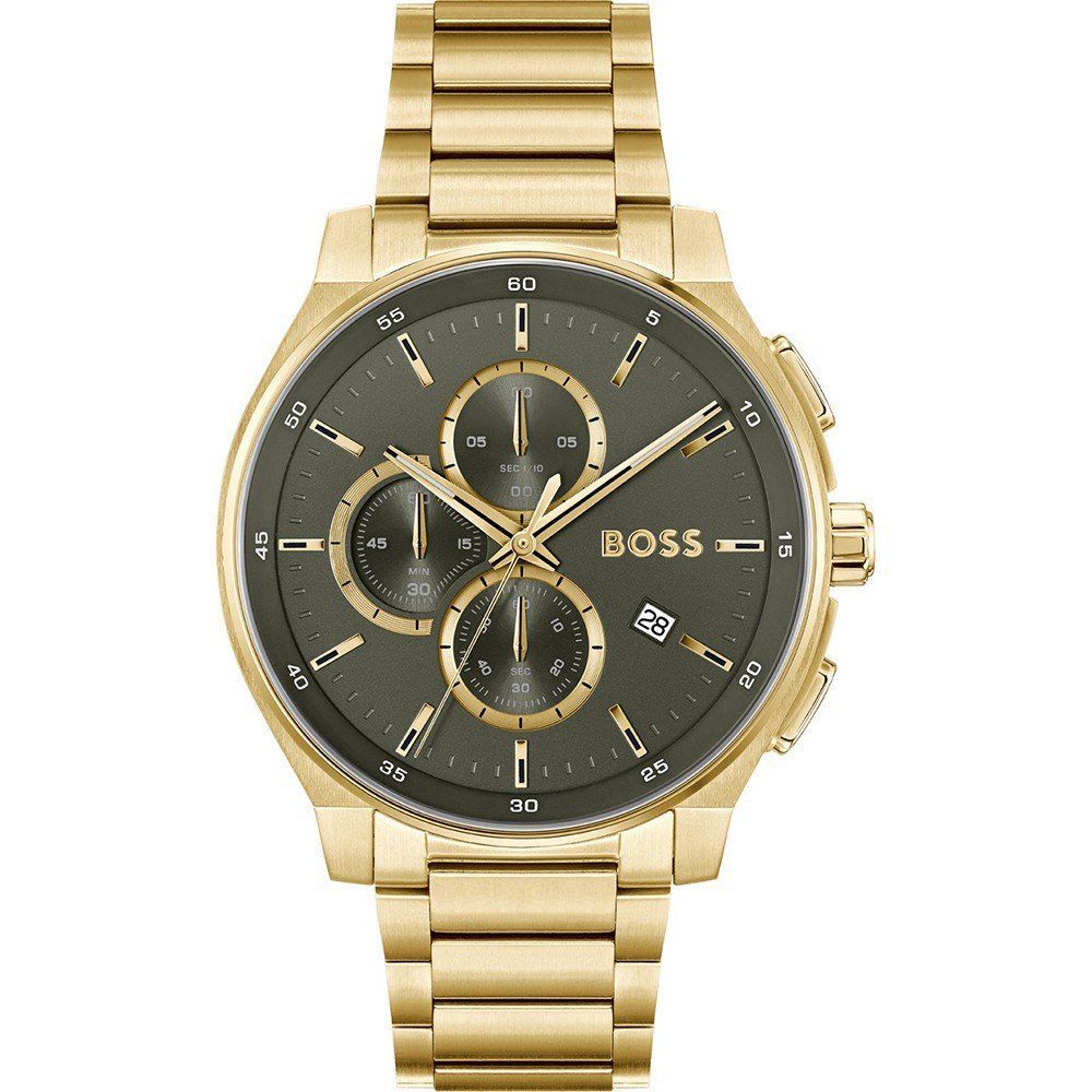 Hugo Boss Gold Dress Watches for Men