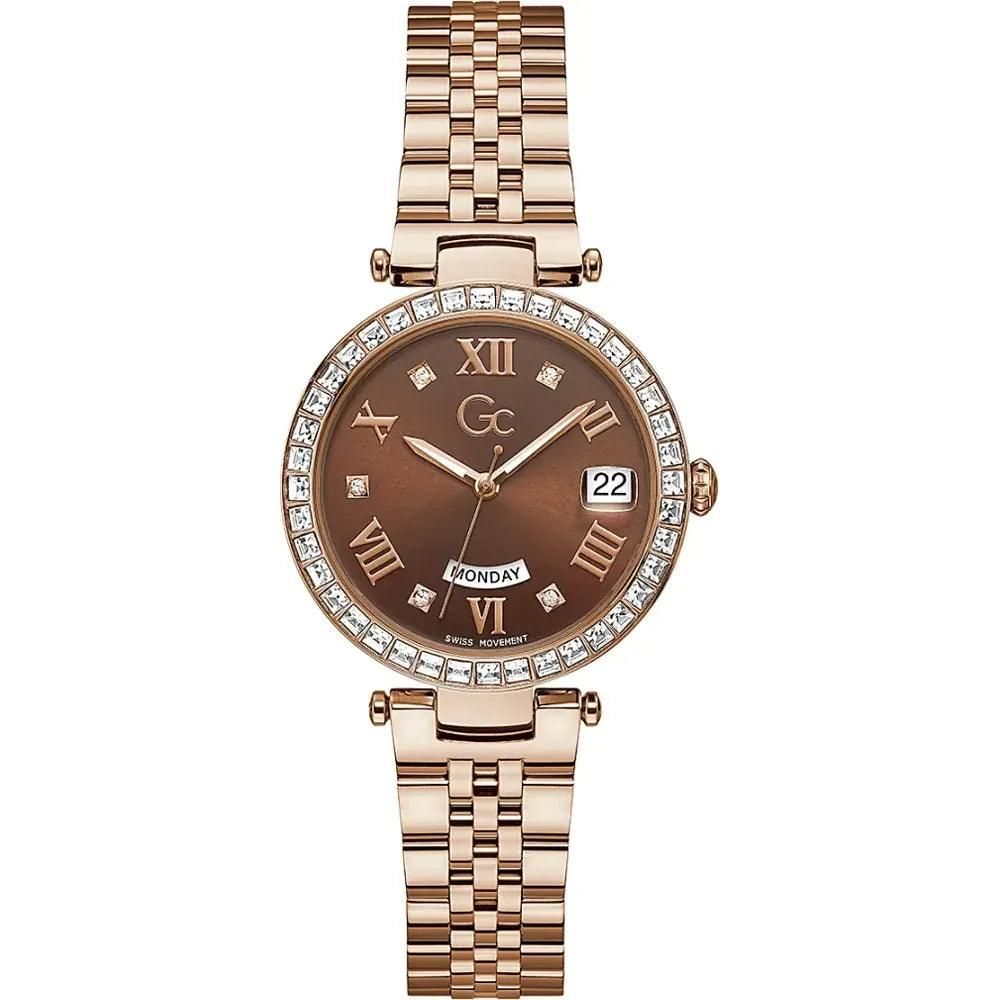 Montre habillée GC multicolore en acier inoxydable