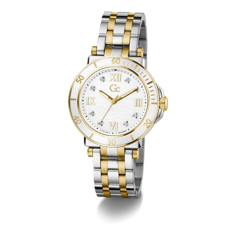 Montre de sport GC grise en acier inoxydable