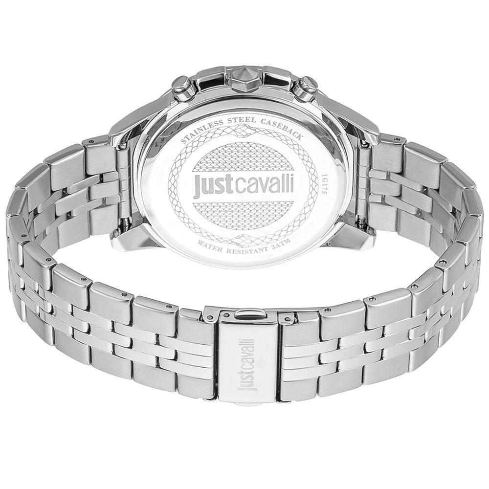 Montre Just Cavalli à bracelet en acier inoxydable gris