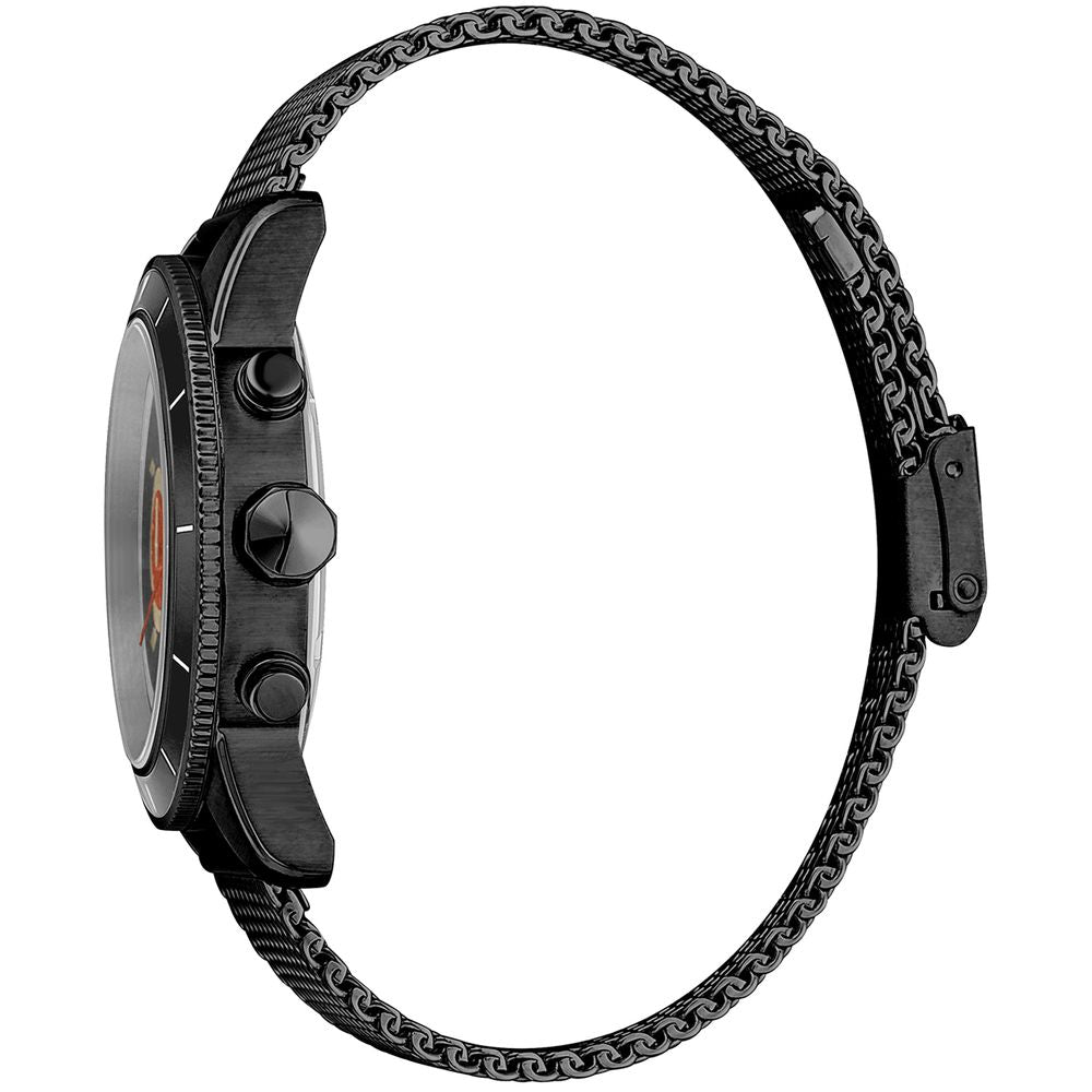 Montre Just Cavalli en acier inoxydable noir avec bracelet