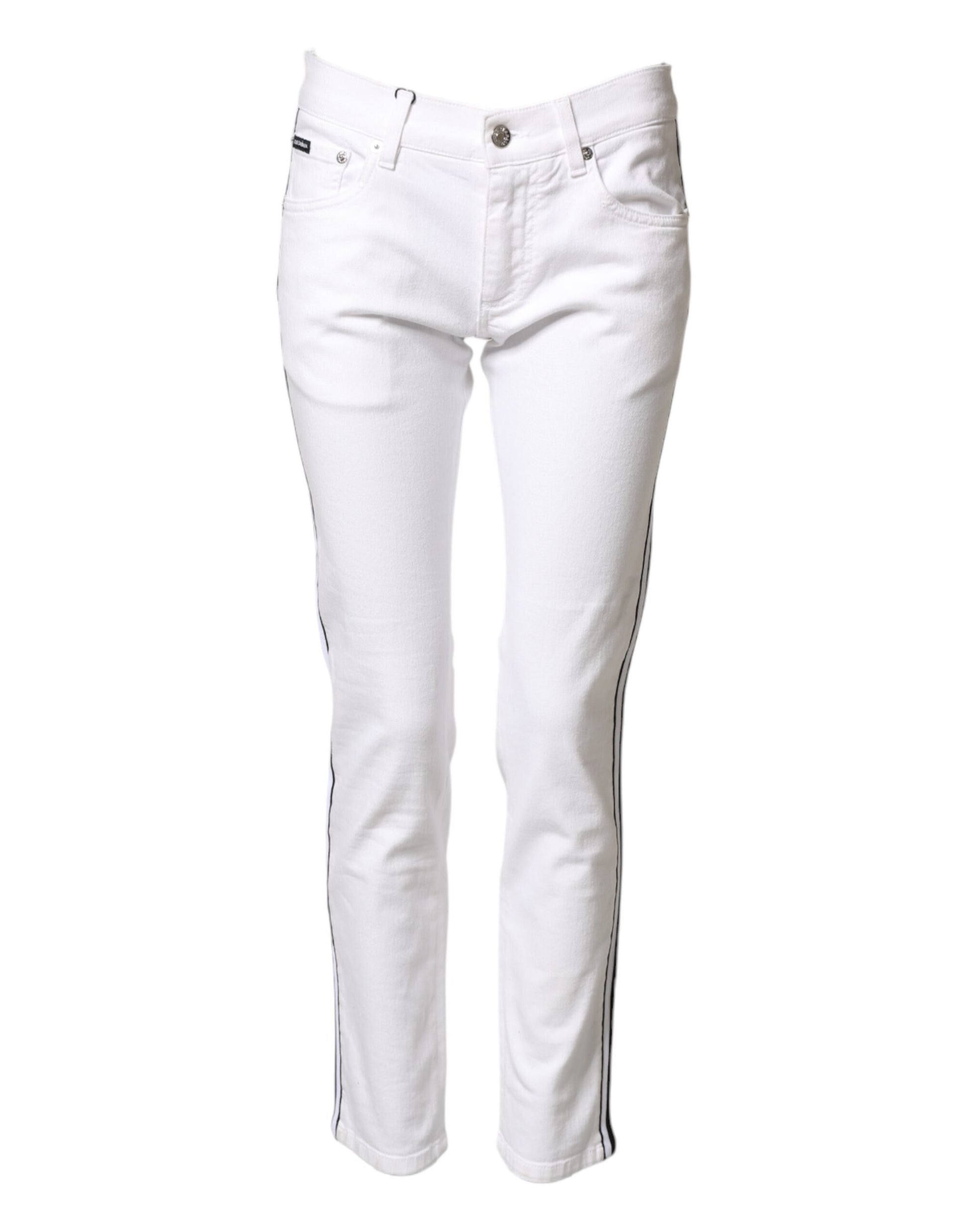 Dolce & Gabbana White Skinny Jeans for Men