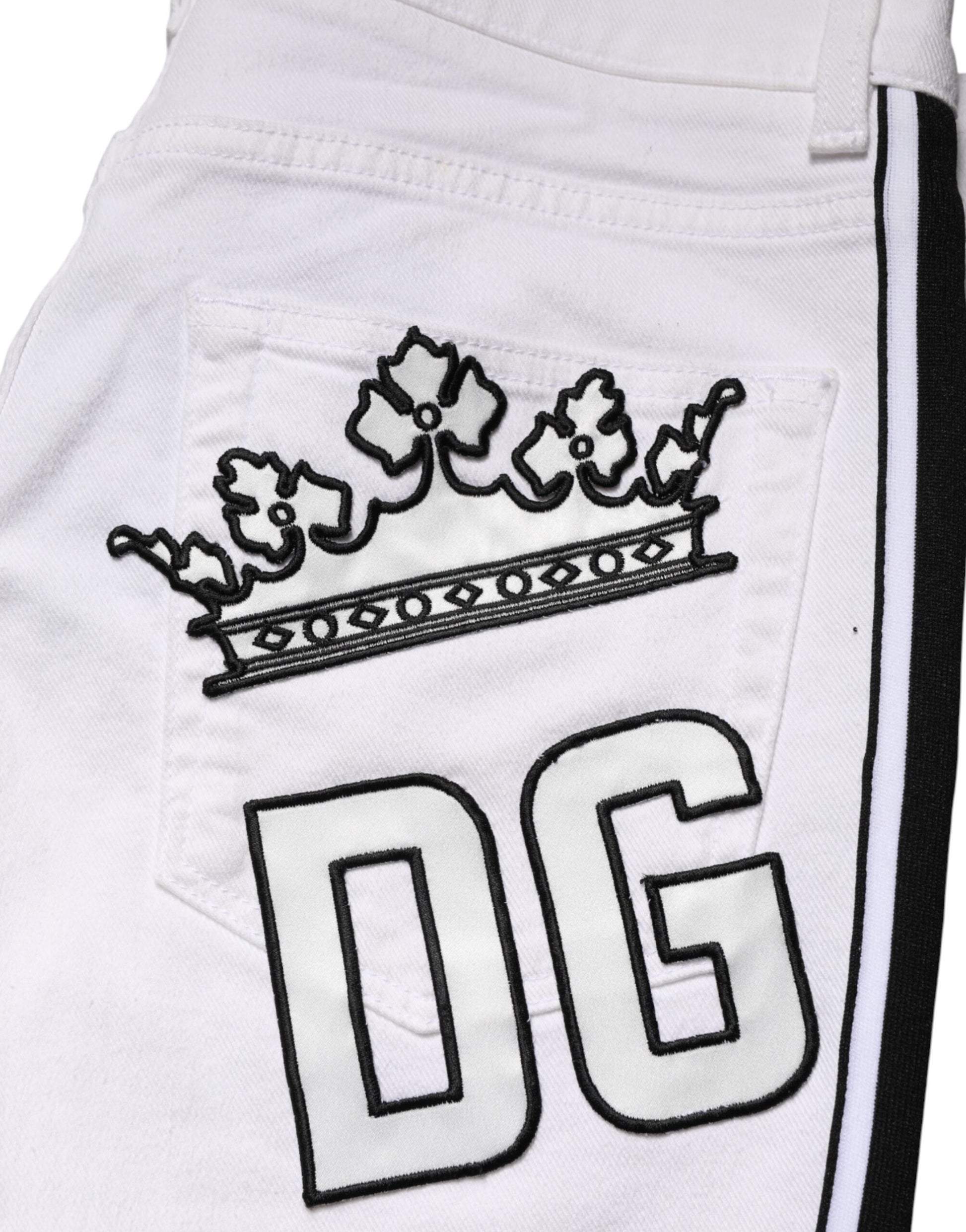 Dolce & Gabbana White Skinny Jeans for Men additional view