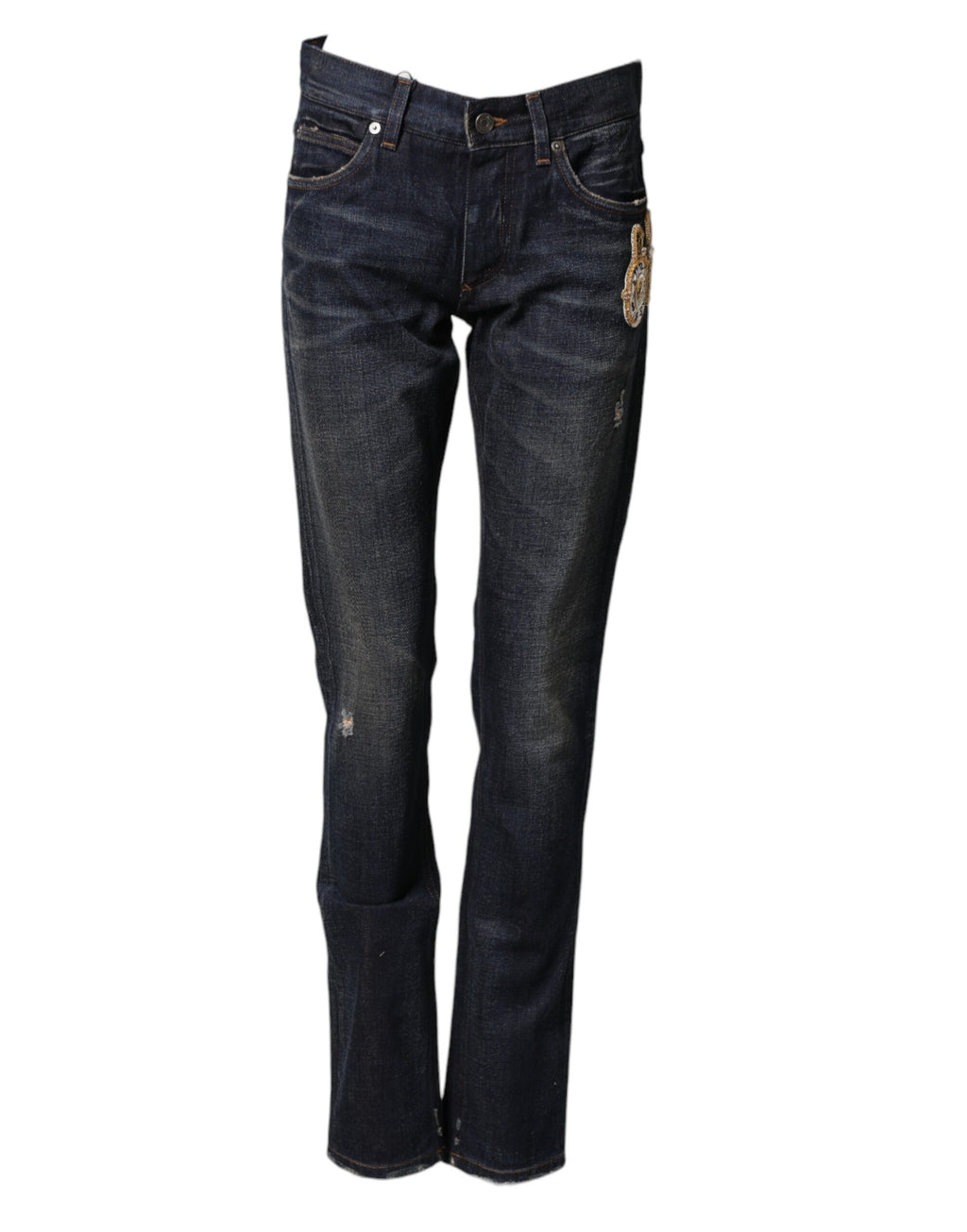 Dolce & Gabbana Blue Skinny Jeans for Men