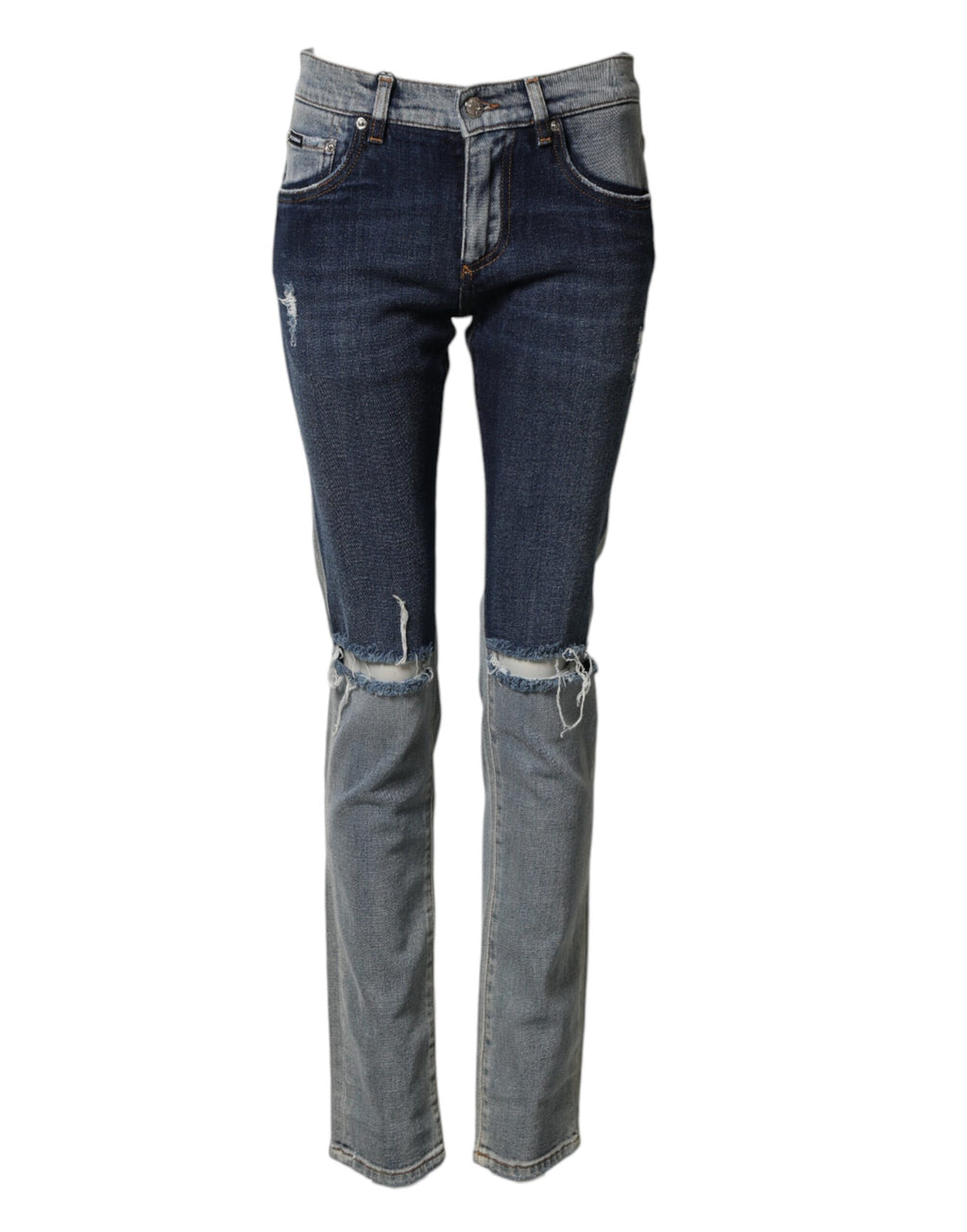 Dolce & Gabbana Blue Skinny Jeans for Men