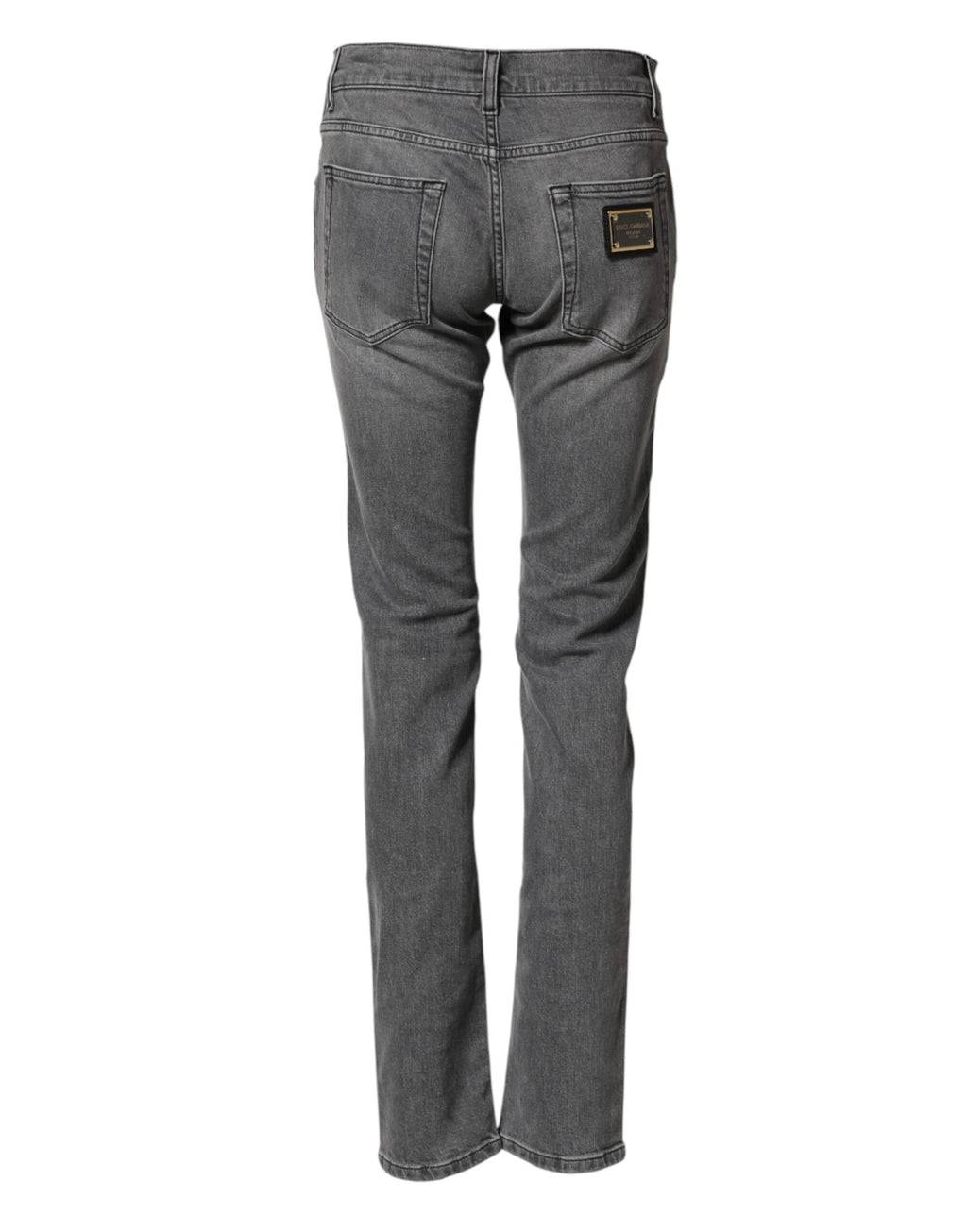 Dolce & Gabbana Grey Skinny Jeans for Men detail view