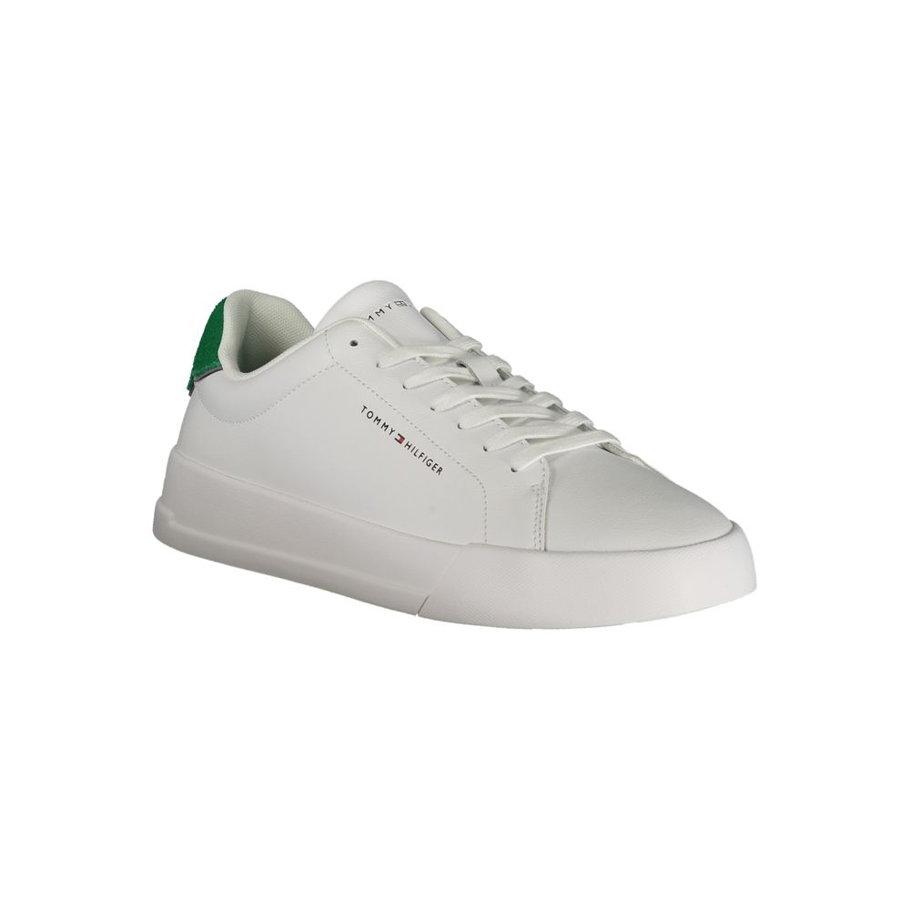 Baskets homme Tommy Hilfiger en polyuréthane blanc