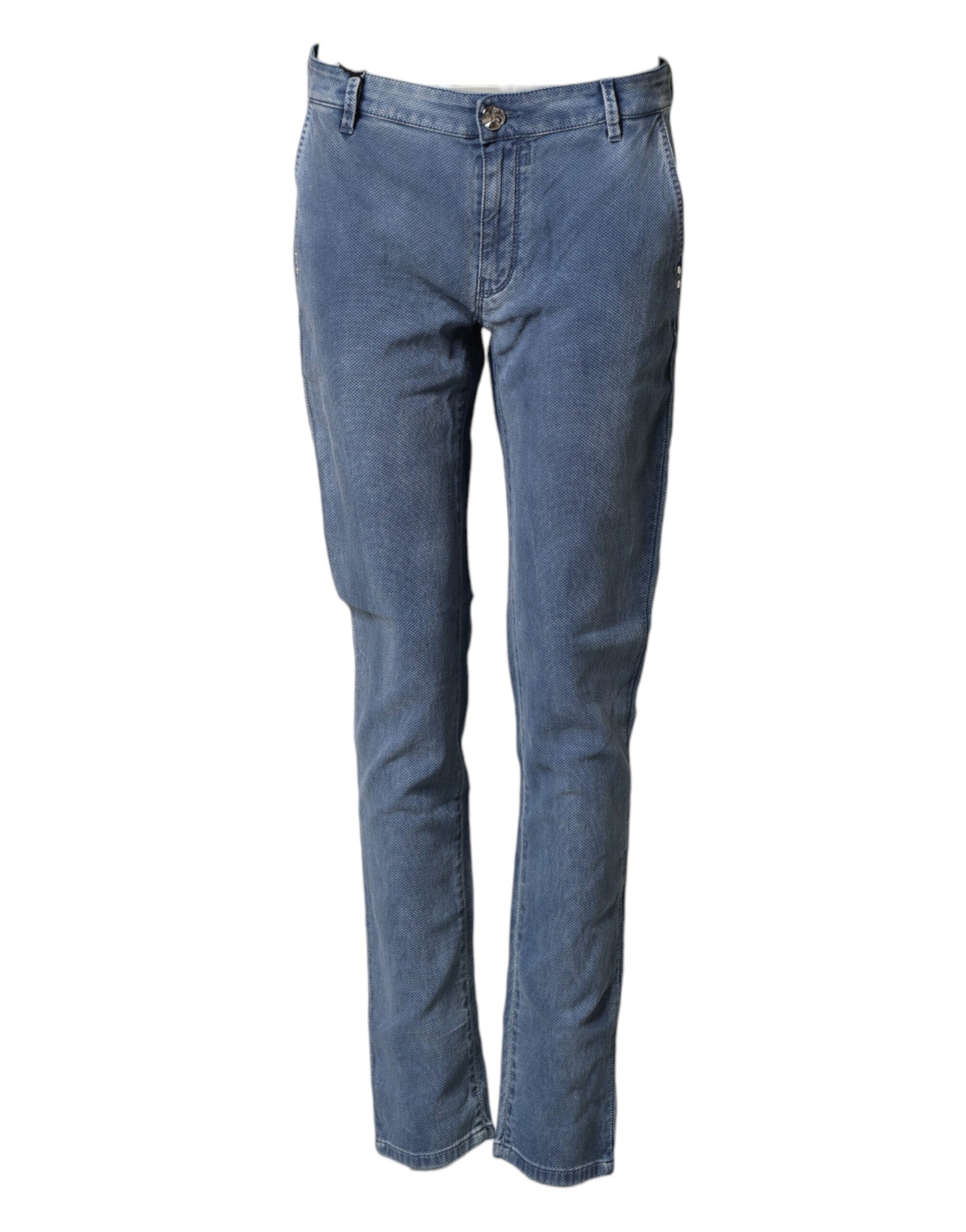 Nine In The Morning Blue Chino Pants for Men