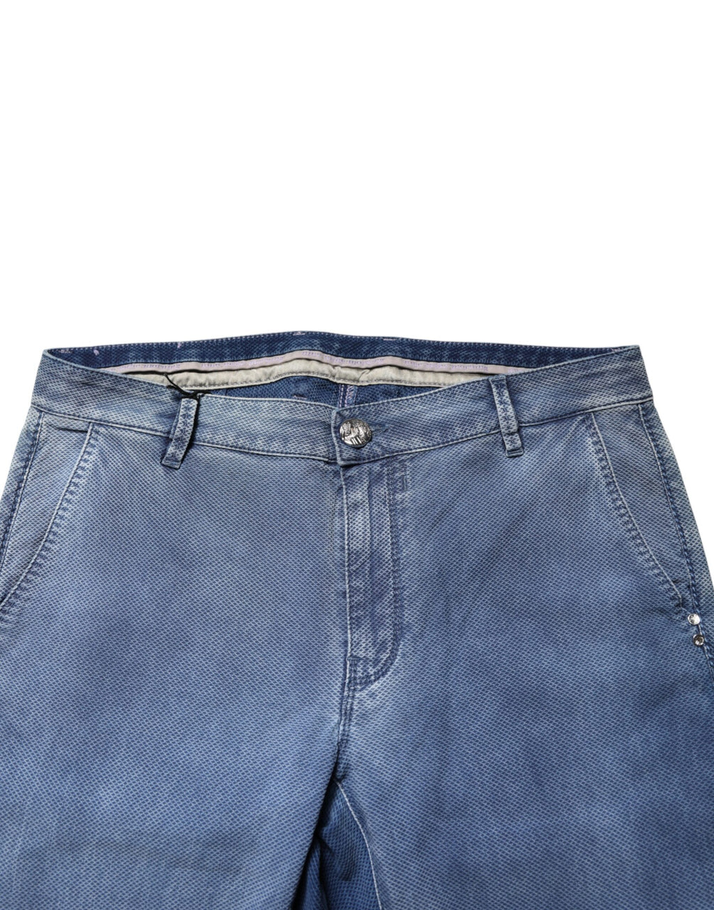 Nine In The Morning Blue Chino Pants for Men side view