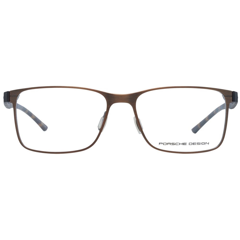Lunettes Porsche Design marron en titane (monture)