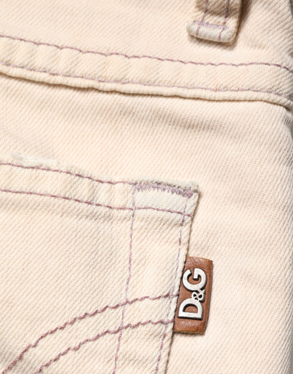 Dolce & Gabbana Beige Slim Fit Jeans for Women additional view