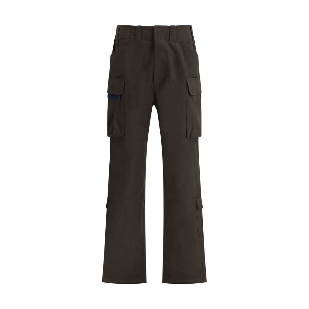 GR10K Brown Cotton Cargo Pants