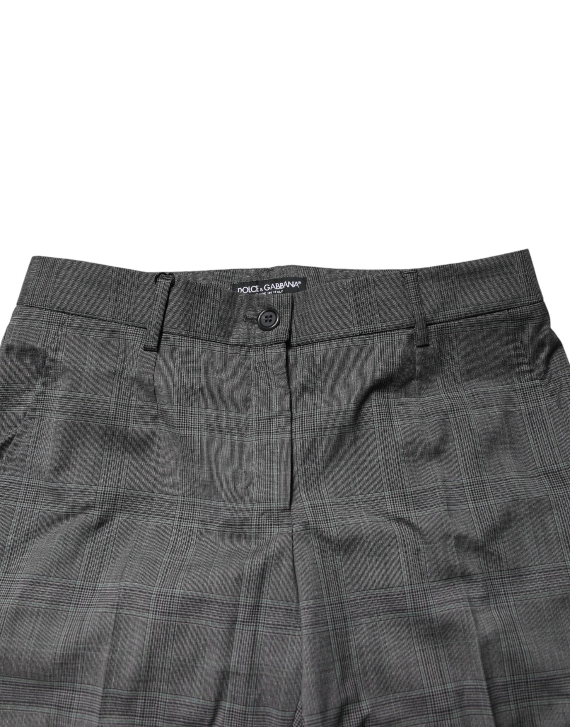 Dolce & Gabbana Grey Dress Pants for Women side view