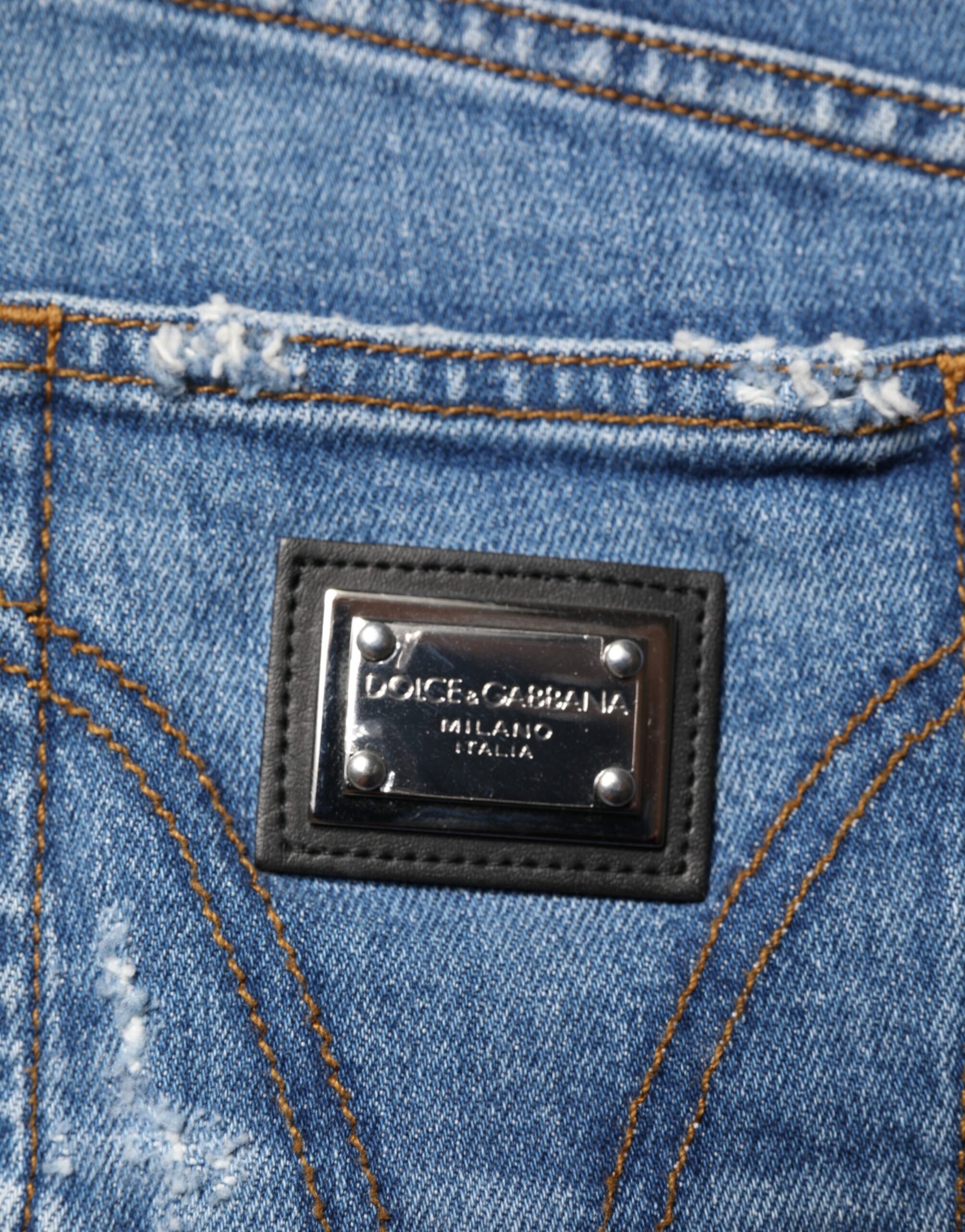 Dolce & Gabbana Blue Relaxed Fit Jeans for Women additional view