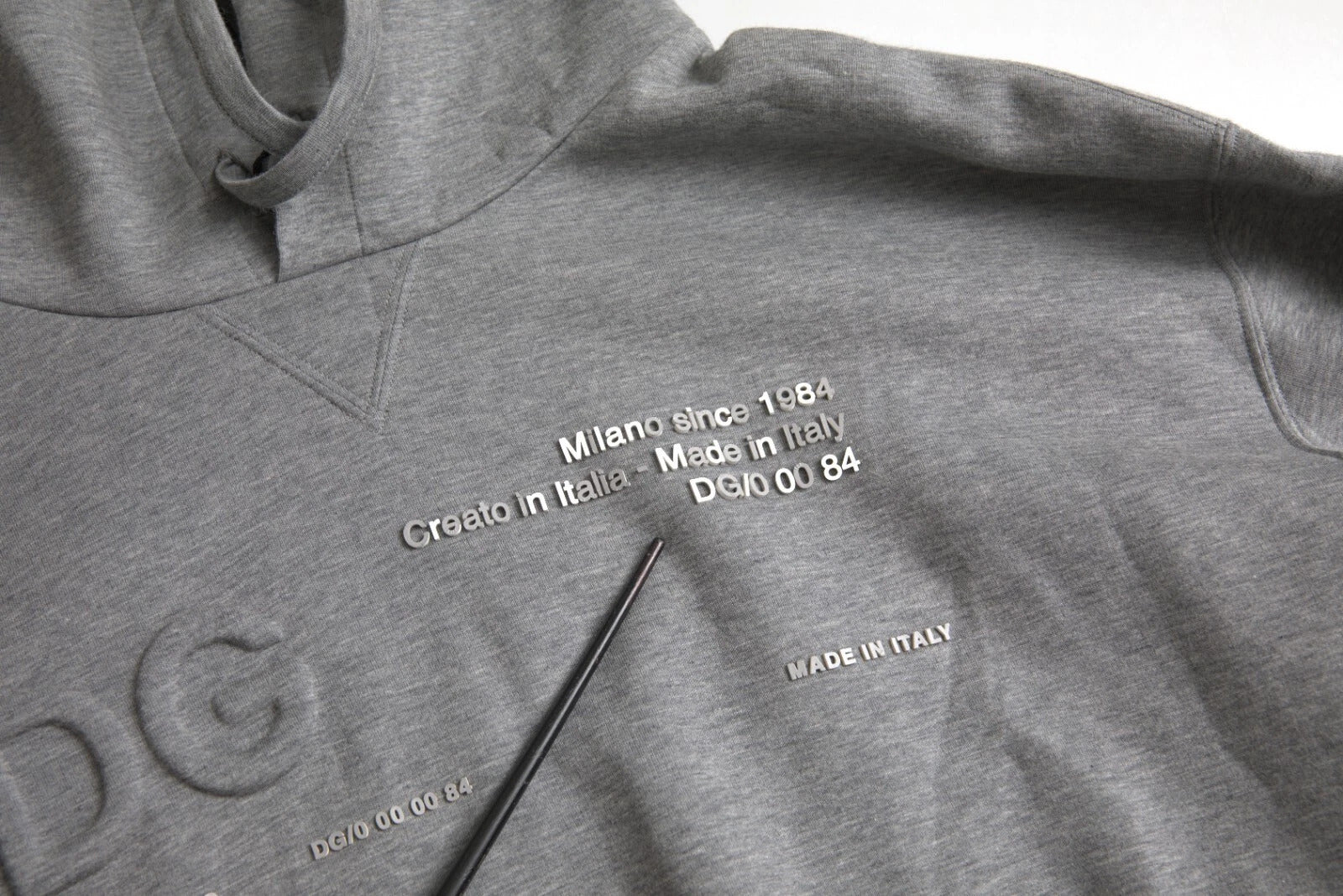 Dolce & Gabbana Grey Hoodie for Men additional view