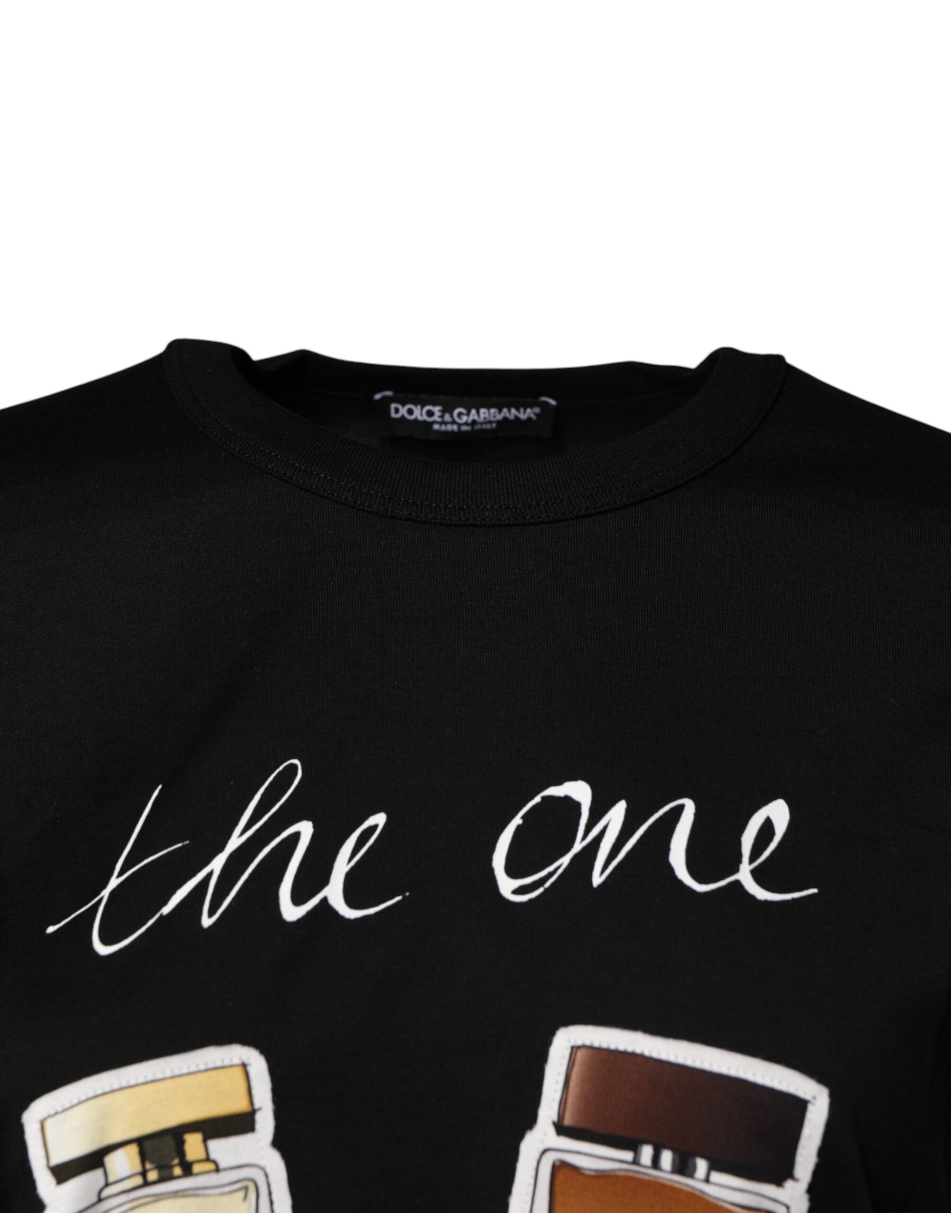 Dolce & Gabbana Black Short-Sleeve Shirt for Women side view