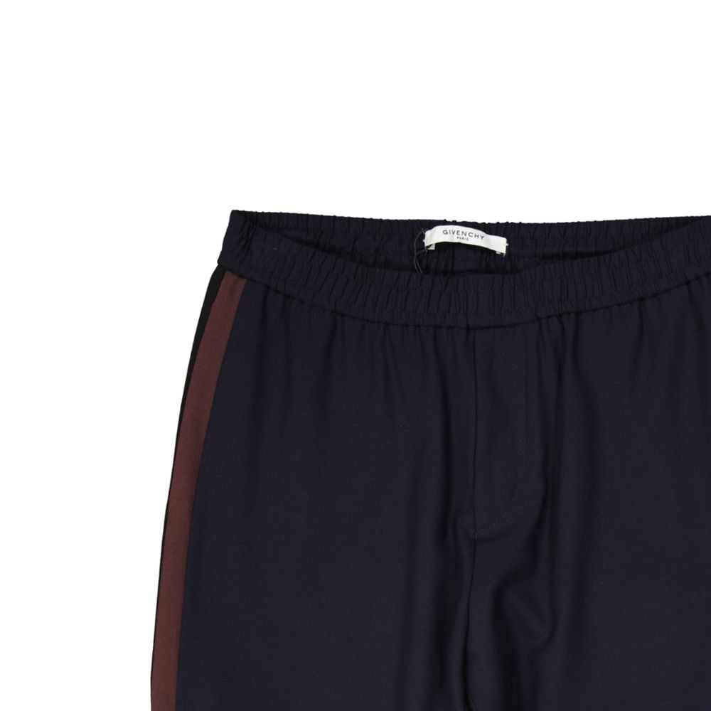 Givenchy Blue Wool Casual Pants