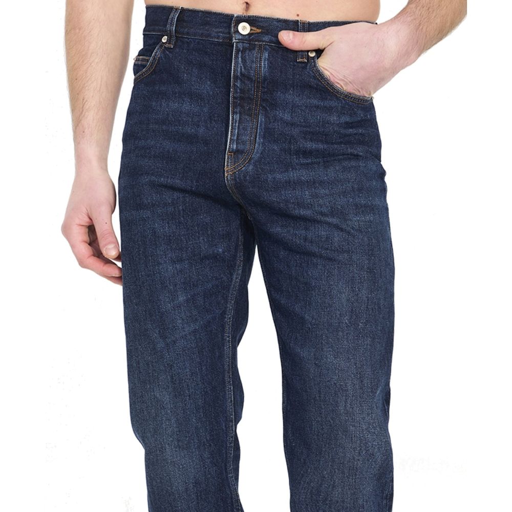 Loewe Blue Cotton Jeans Denim
