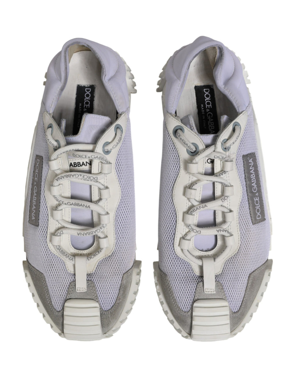 Dolce & Gabbana White Low Top Sneakers for Men detail view