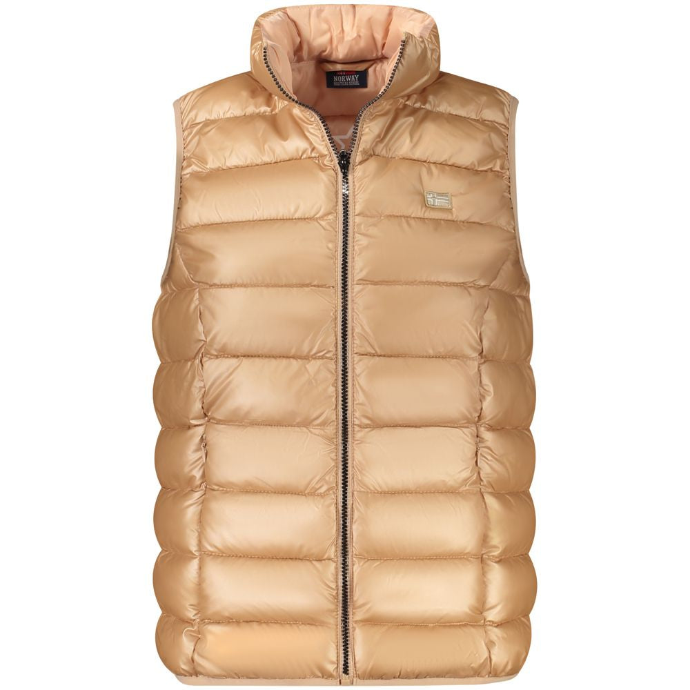 Norvège 1963 Rosa Poliammide Gilet Femme