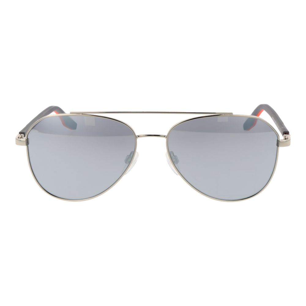 Lunettes de soleil Converse en caoutchouc argenté