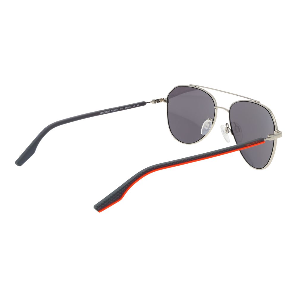 Lunettes de soleil Converse en caoutchouc argenté