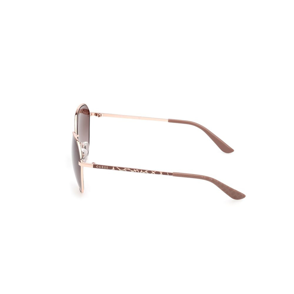 Guess Beige Metal Sunglasses