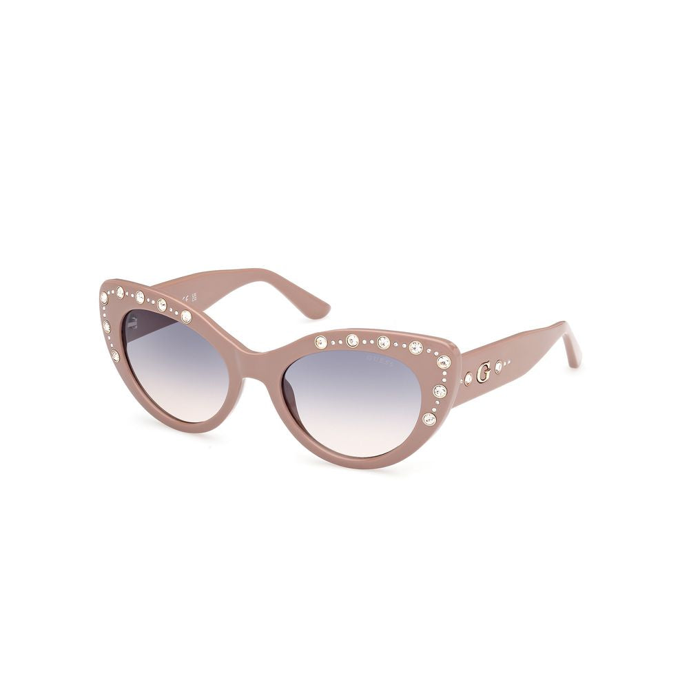 Lunettes de soleil Guess en résine beige