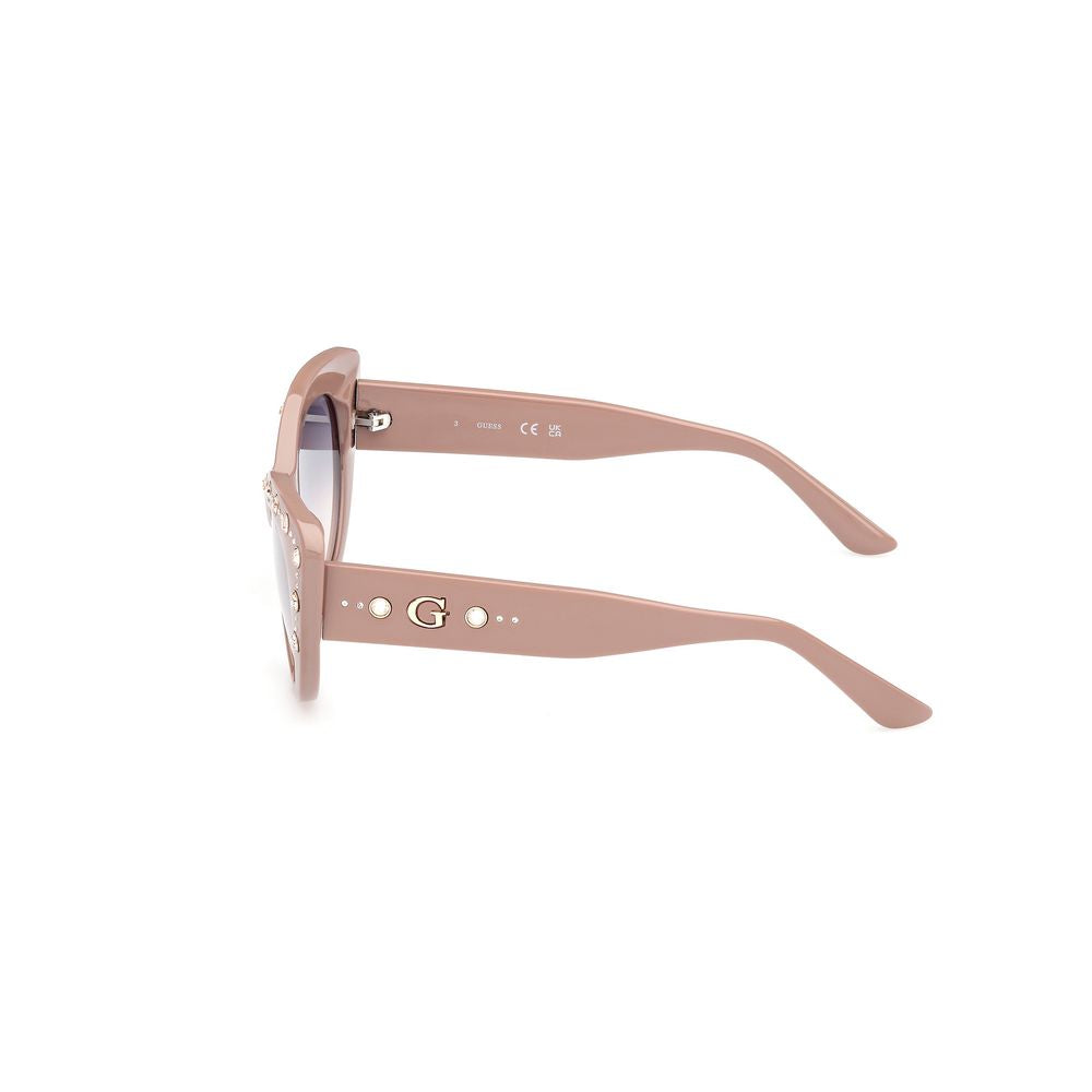 Lunettes de soleil Guess en résine beige