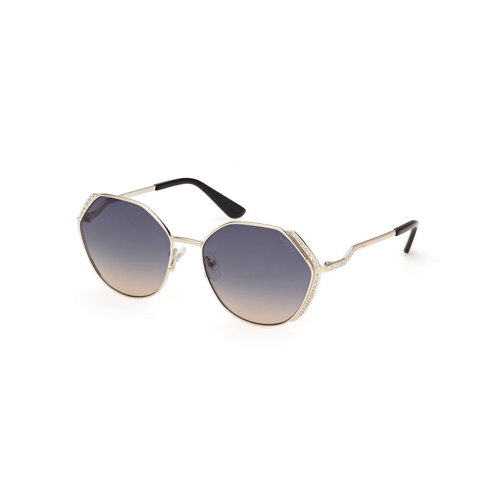 Lunettes de soleil Guess en métal doré