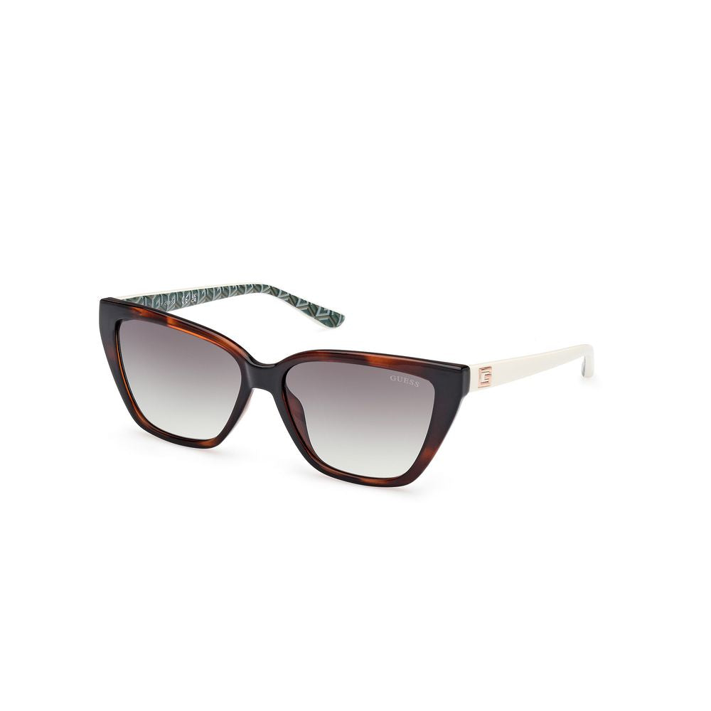 Lunettes de soleil Guess en résine marron