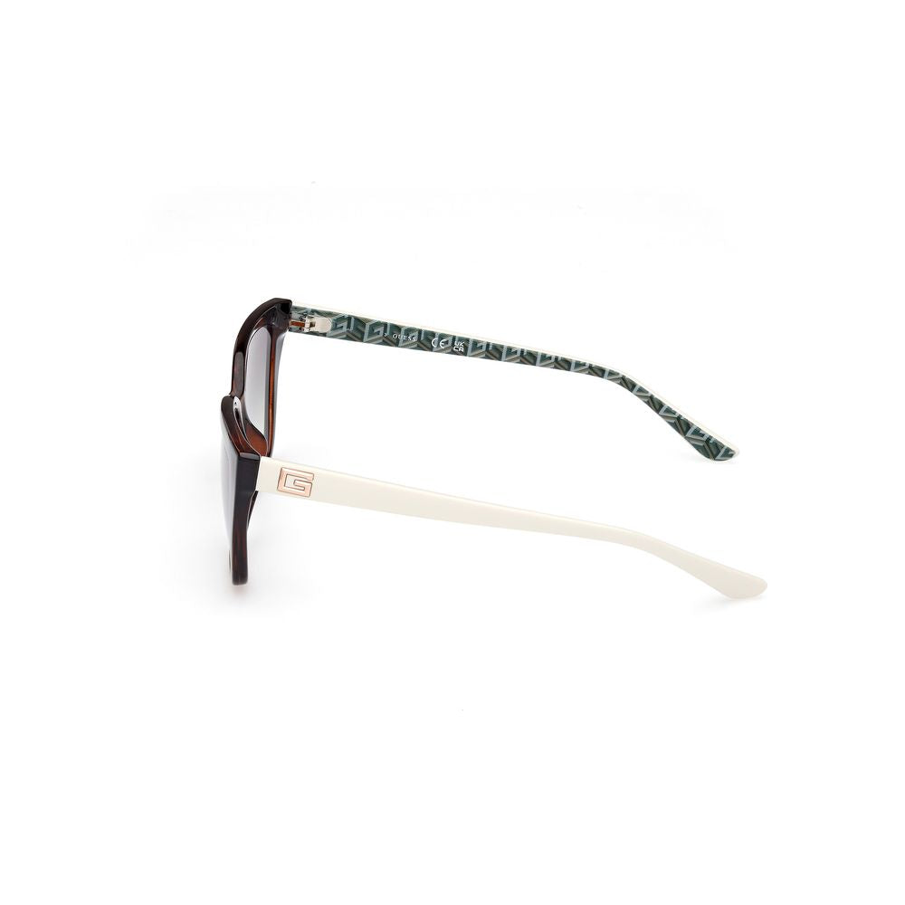 Lunettes de soleil Guess en résine marron