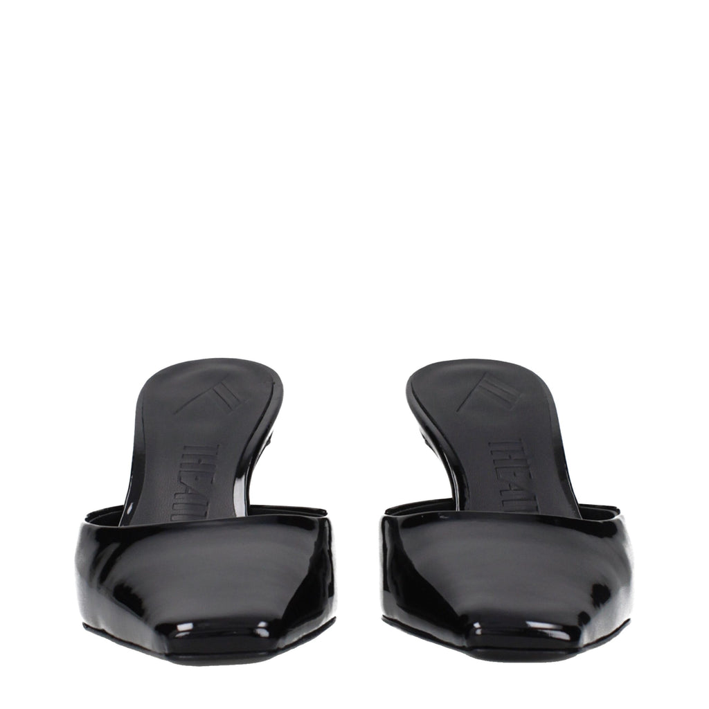 The Attico Black Flat for Women detail view