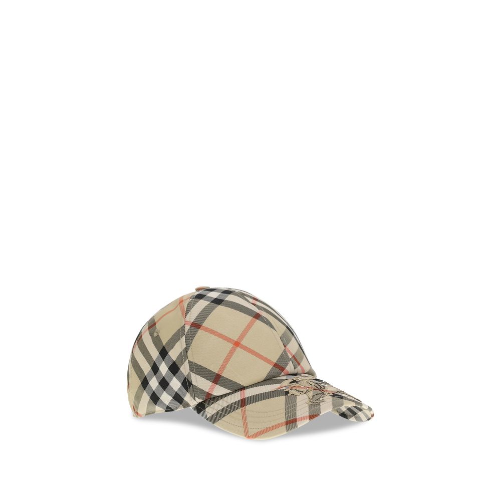 Burberry Beige Polyester Cap (Baseball Hat)
