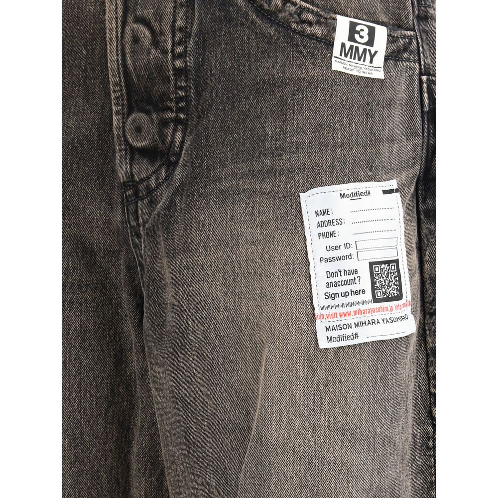 Maison Mihara Yasuhiro Black Jeans for Women detail view