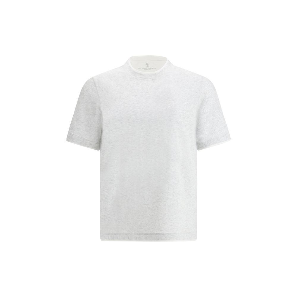 Brunello Cucinelli Grey T-Shirt for Men