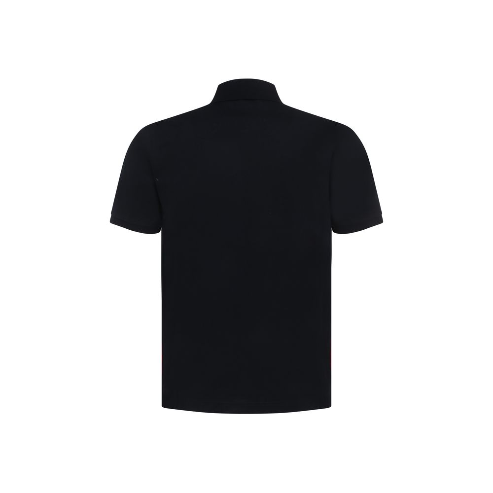 Polo en coton bleu Thom Browne