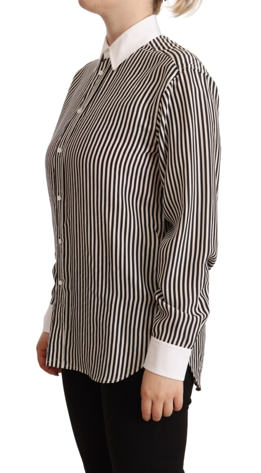 Polo Ralph Lauren Black Dress Shirt for Women detail view