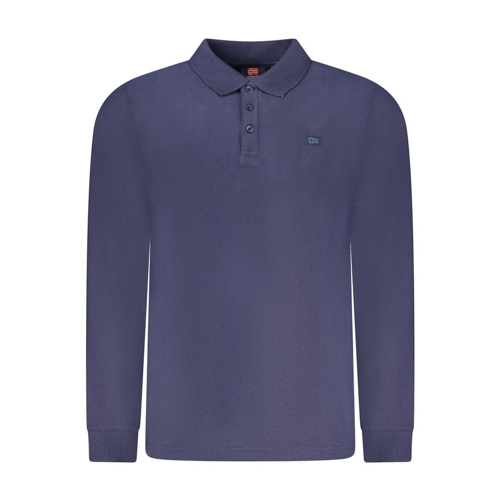 Polo Homme Coton Bleu Norvège 1963
