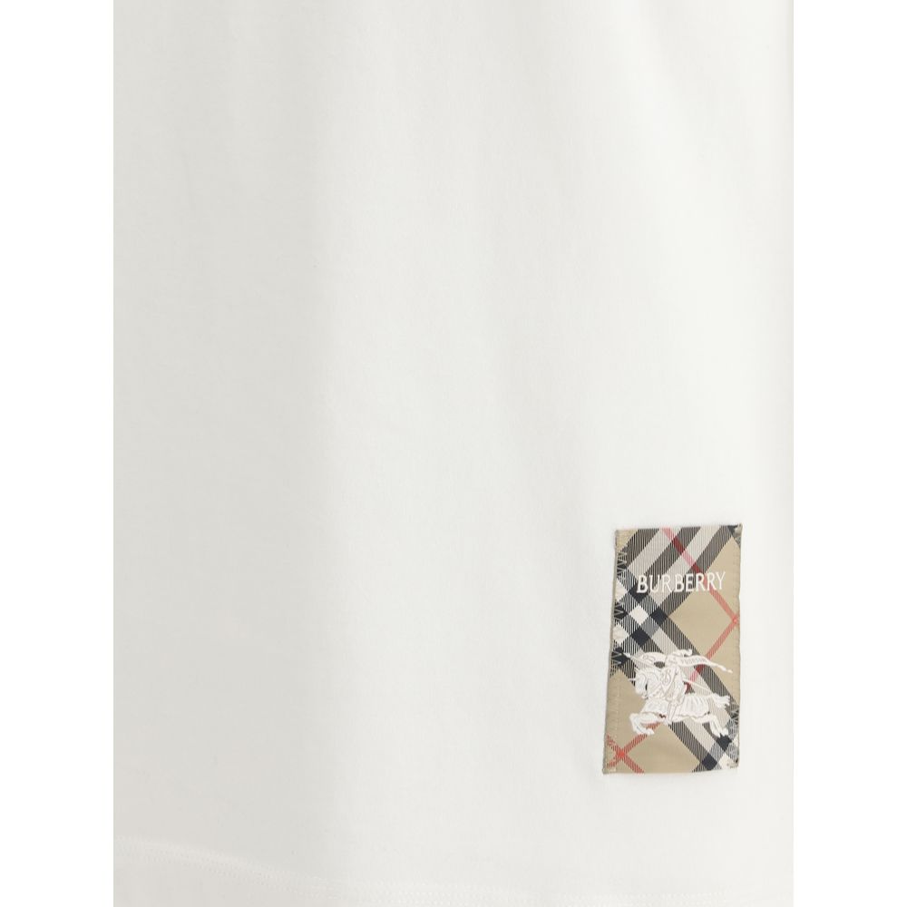 Burberry White T-Shirt for Men detail view
