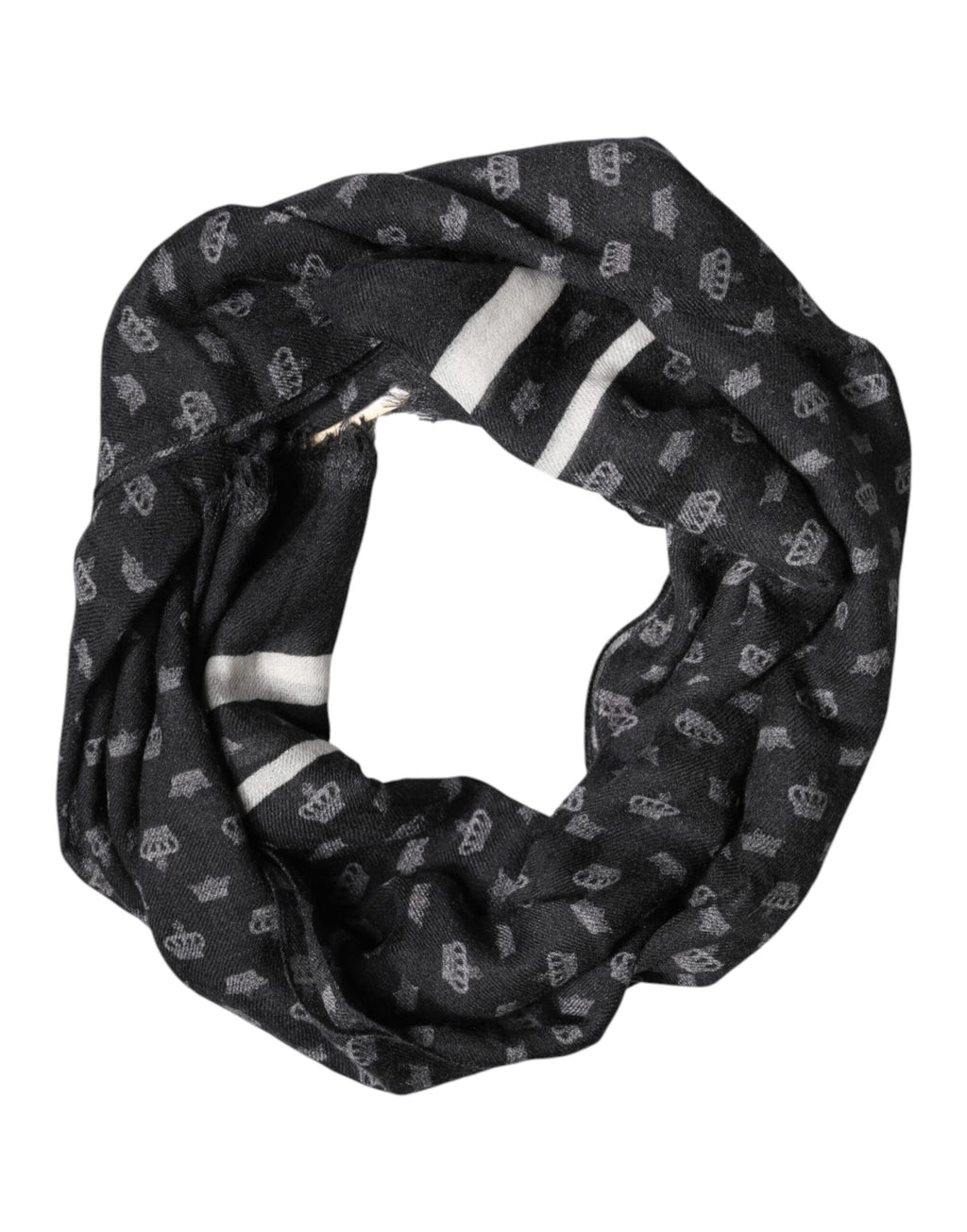 Dolce & Gabbana Black Scarf for Men detail view