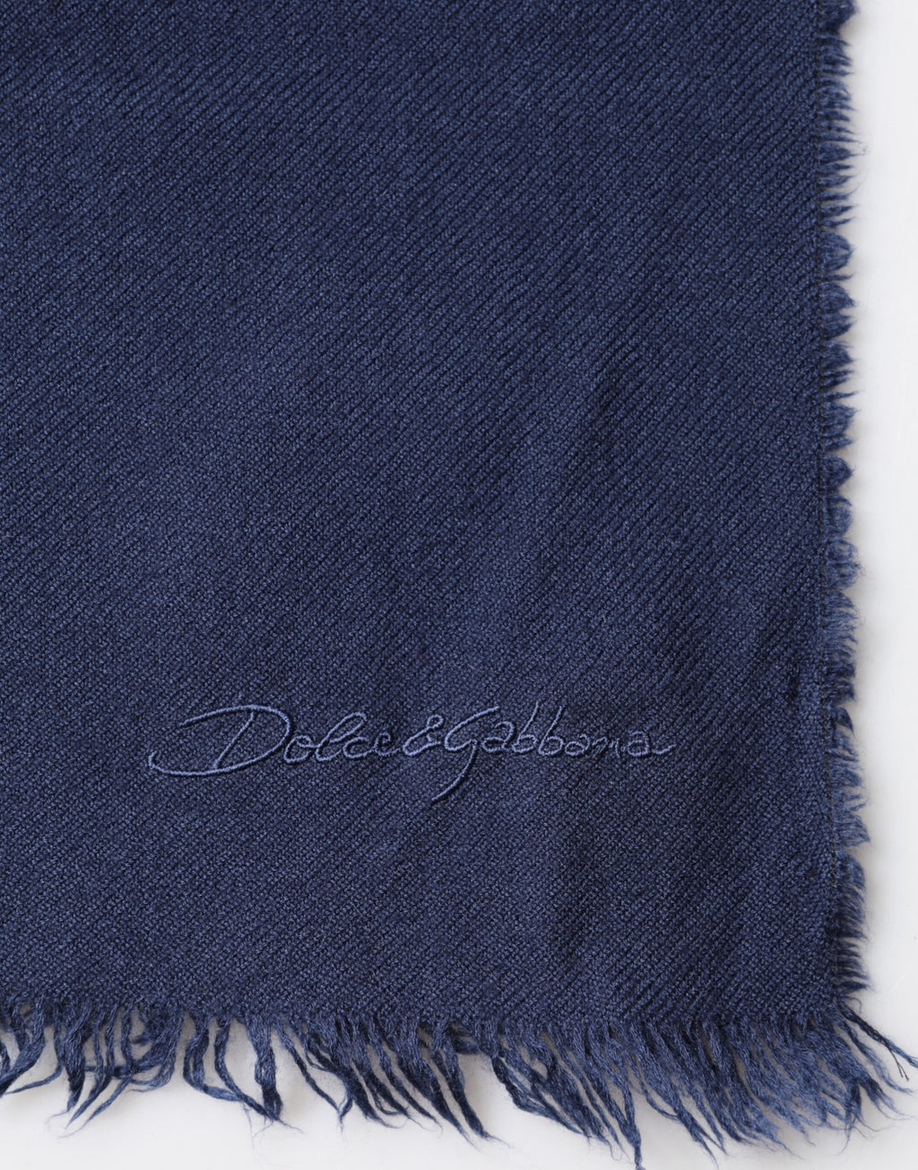 Dolce & Gabbana Blue Scarf for Men detail view