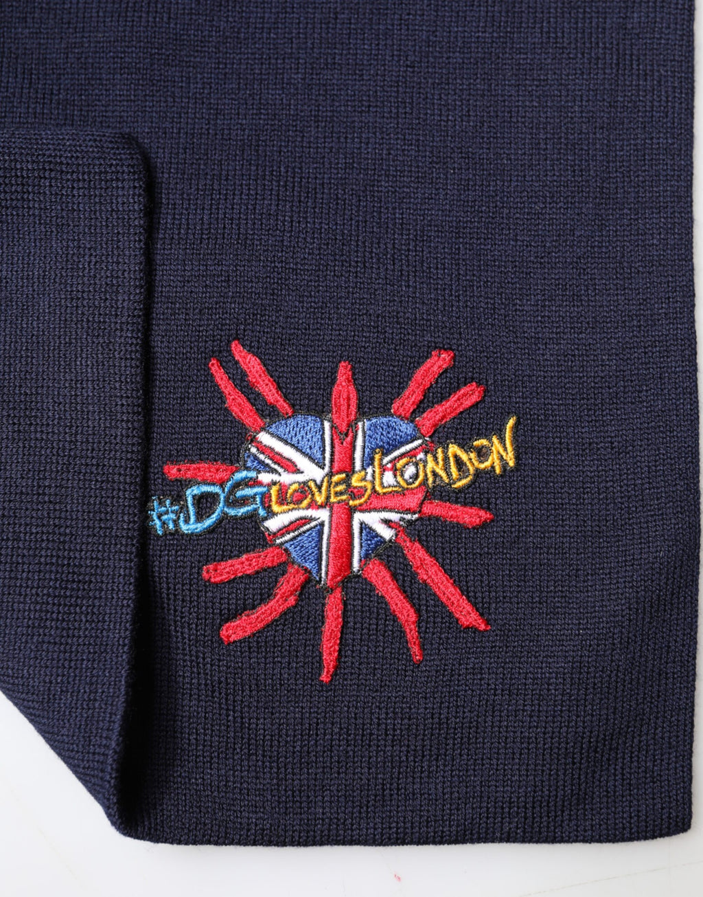 Dolce & Gabbana Blue Scarf for Women detail view