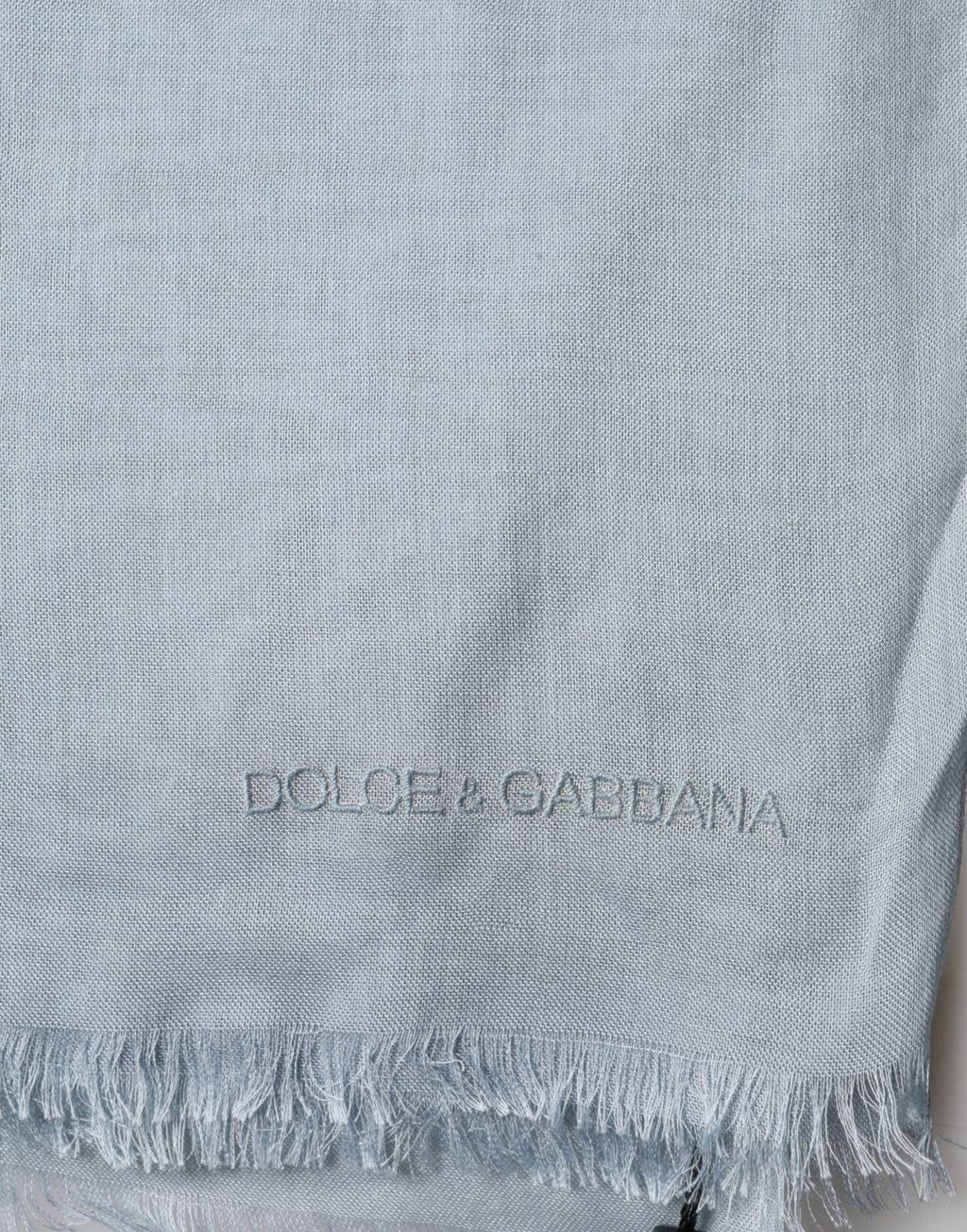 Dolce & Gabbana Blue Scarf for Women side view