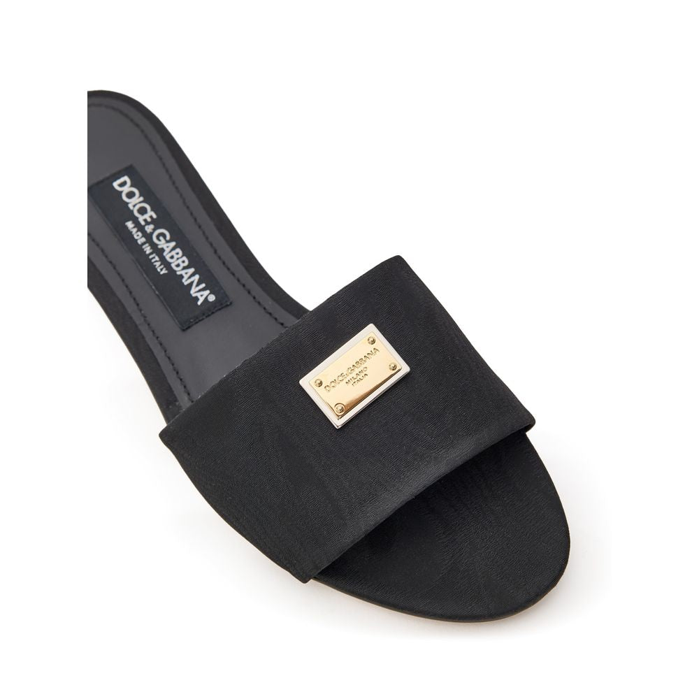 Dolce & Gabbana Black Slippers for Women additional view