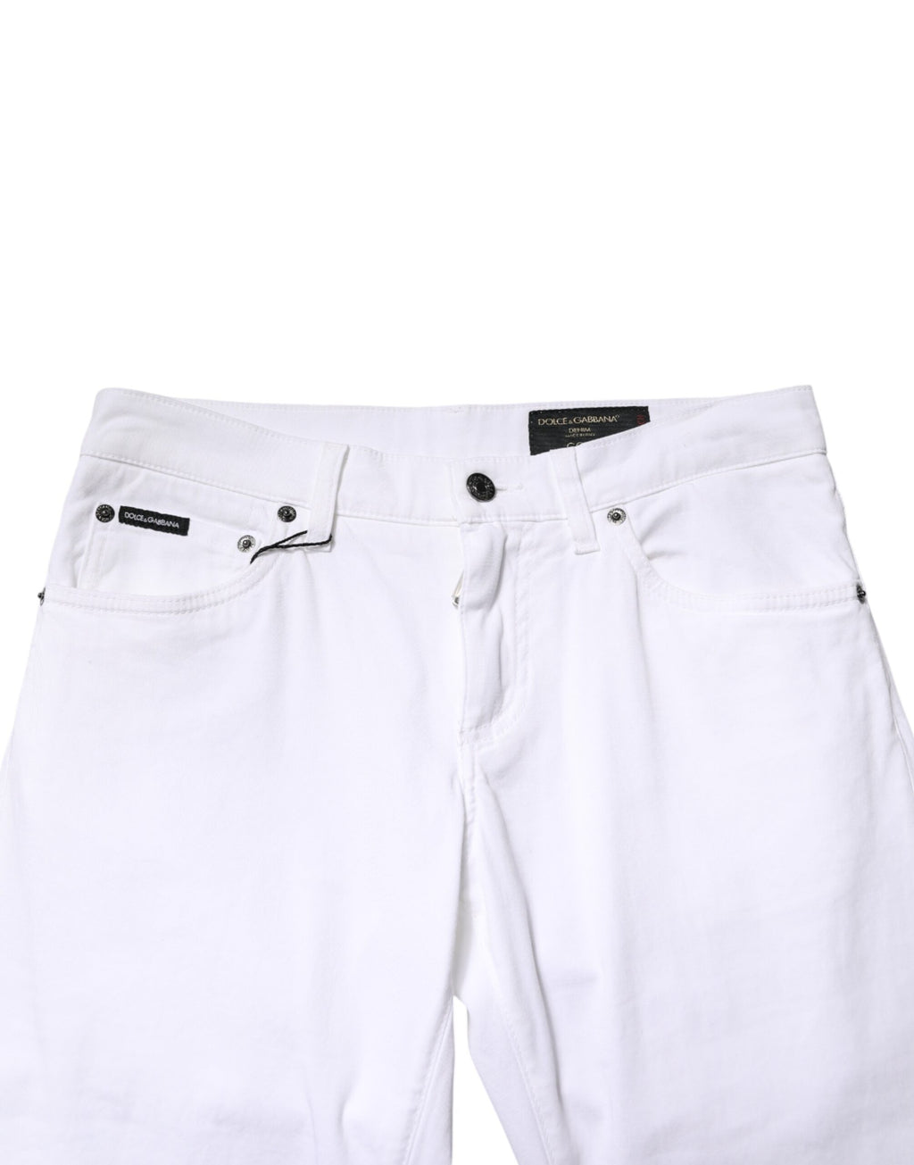 Dolce & Gabbana White Skinny Jeans for Men additional view