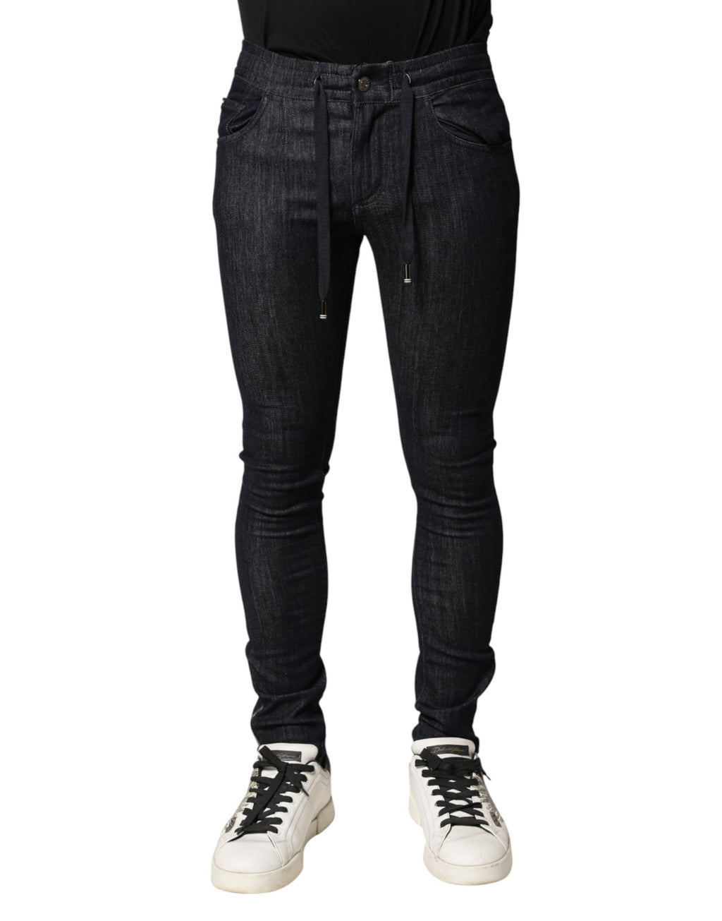 Dolce & Gabbana Black Skinny Jeans for Men
